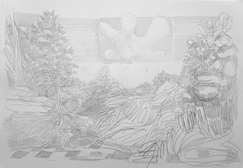 o.T., 2010, Bleistift auf Papier, 21x30